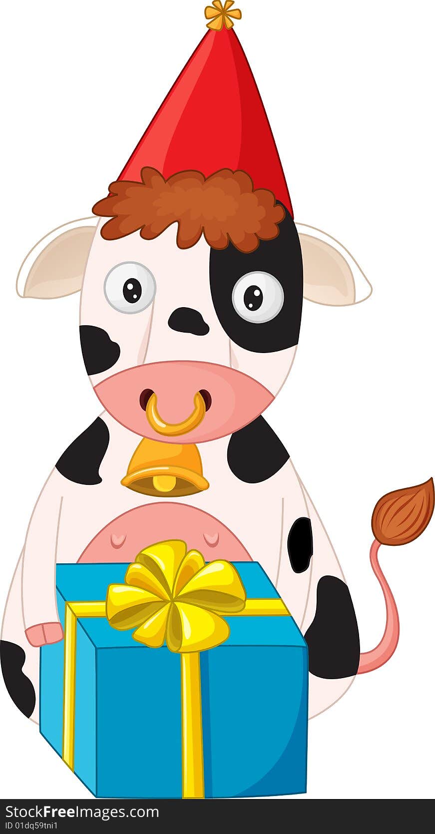 Christmas cow