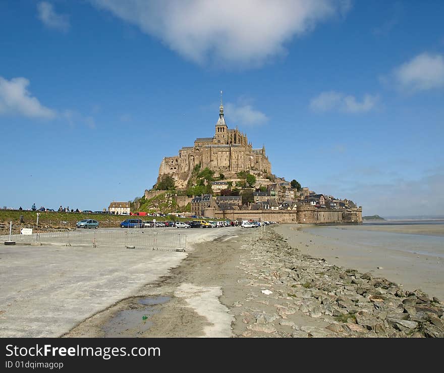 Mont Saint-Michel. Summer day.