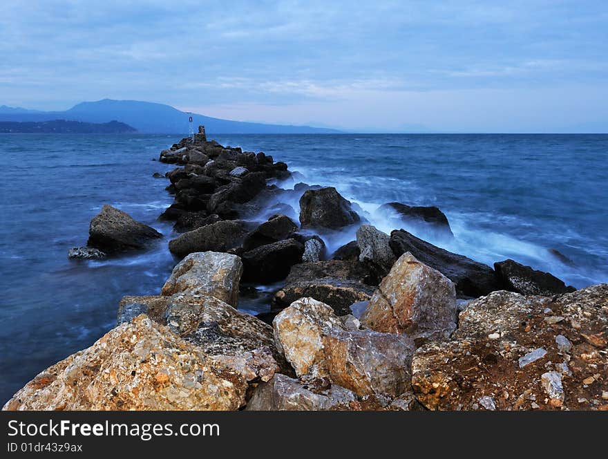 Sea and rocks