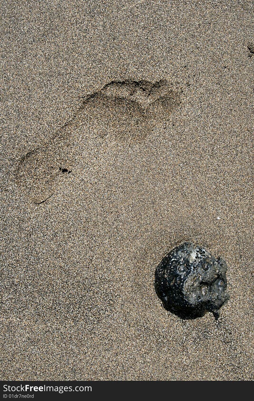 Feet and sand