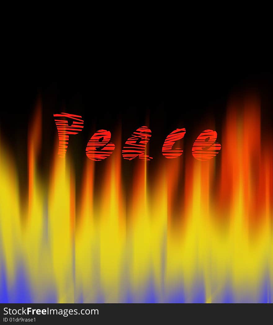 Peace on fire