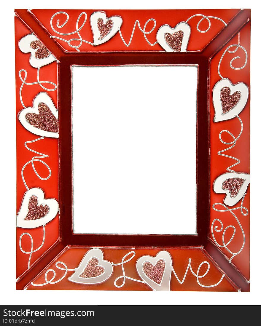 Frame for pictures to the day of sainted Valentine