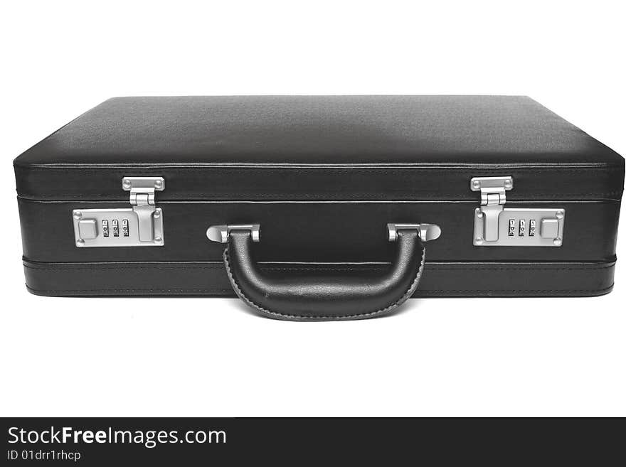 Black briefcase