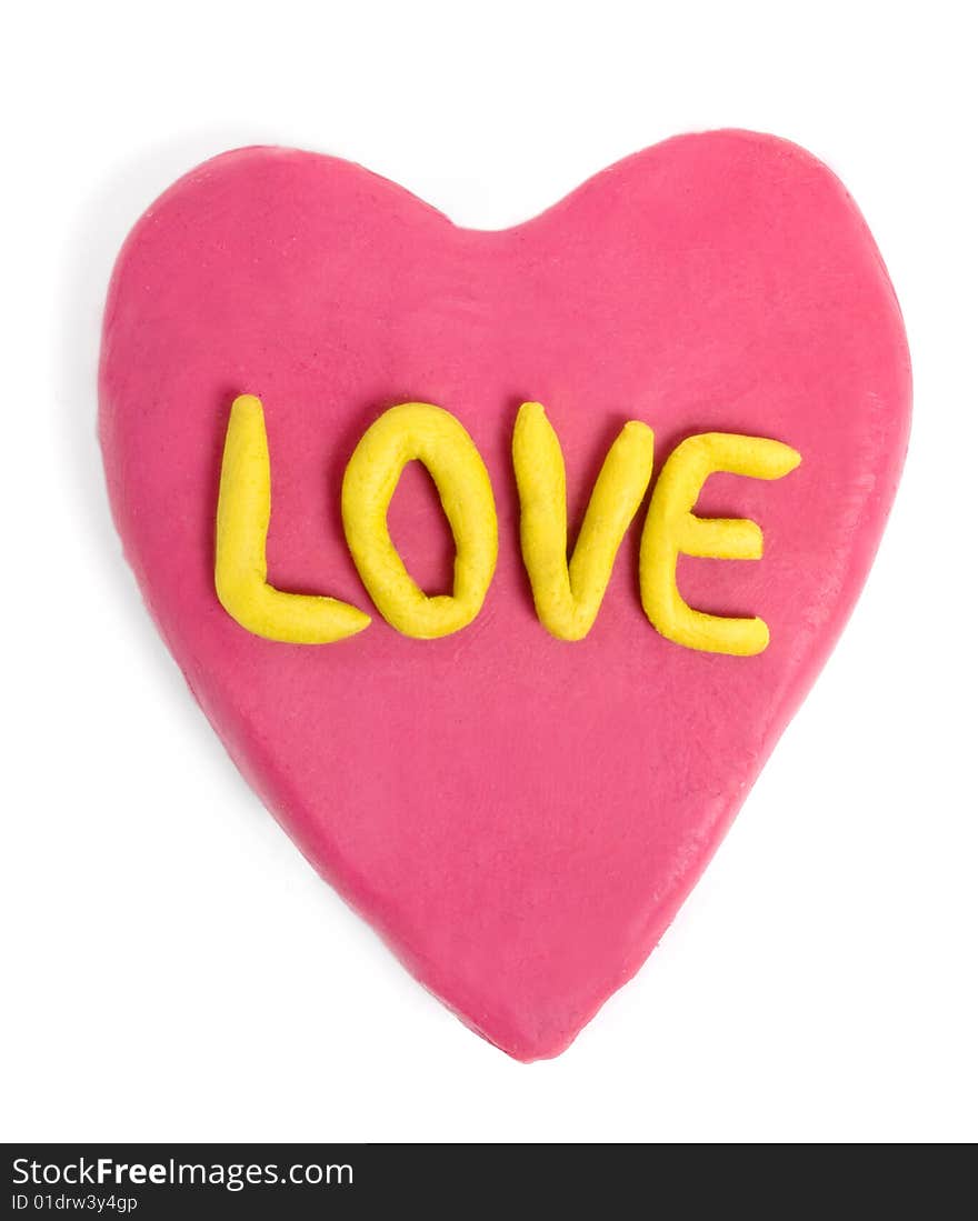 Plasticine valentine