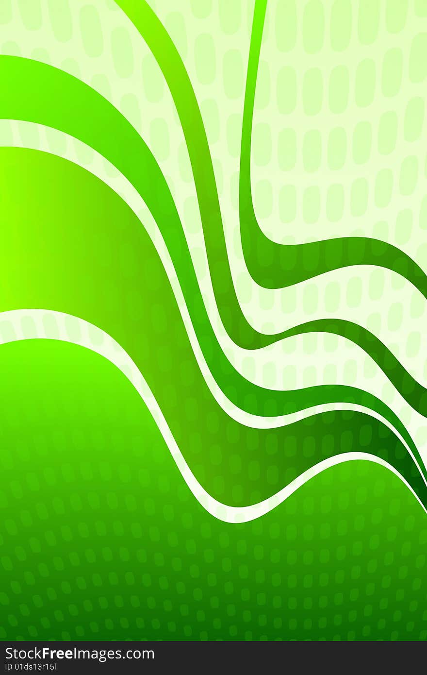 Vector illustration of Abstract Green