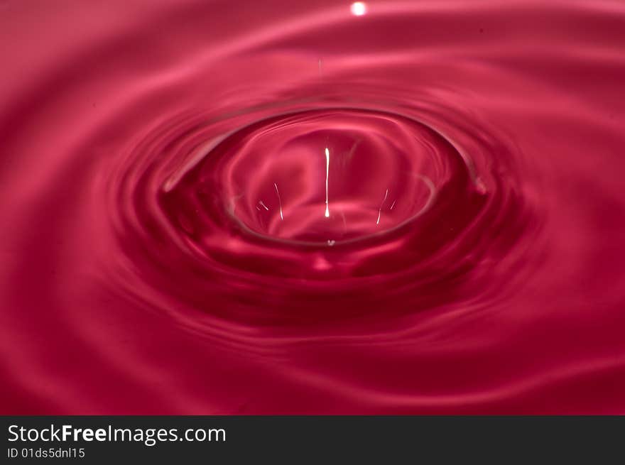 Imapct of a water drop. Imapct of a water drop