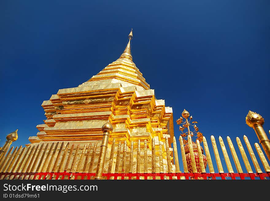 A symbol of Chiangmai, Doi Sutep Temple. A symbol of Chiangmai, Doi Sutep Temple.