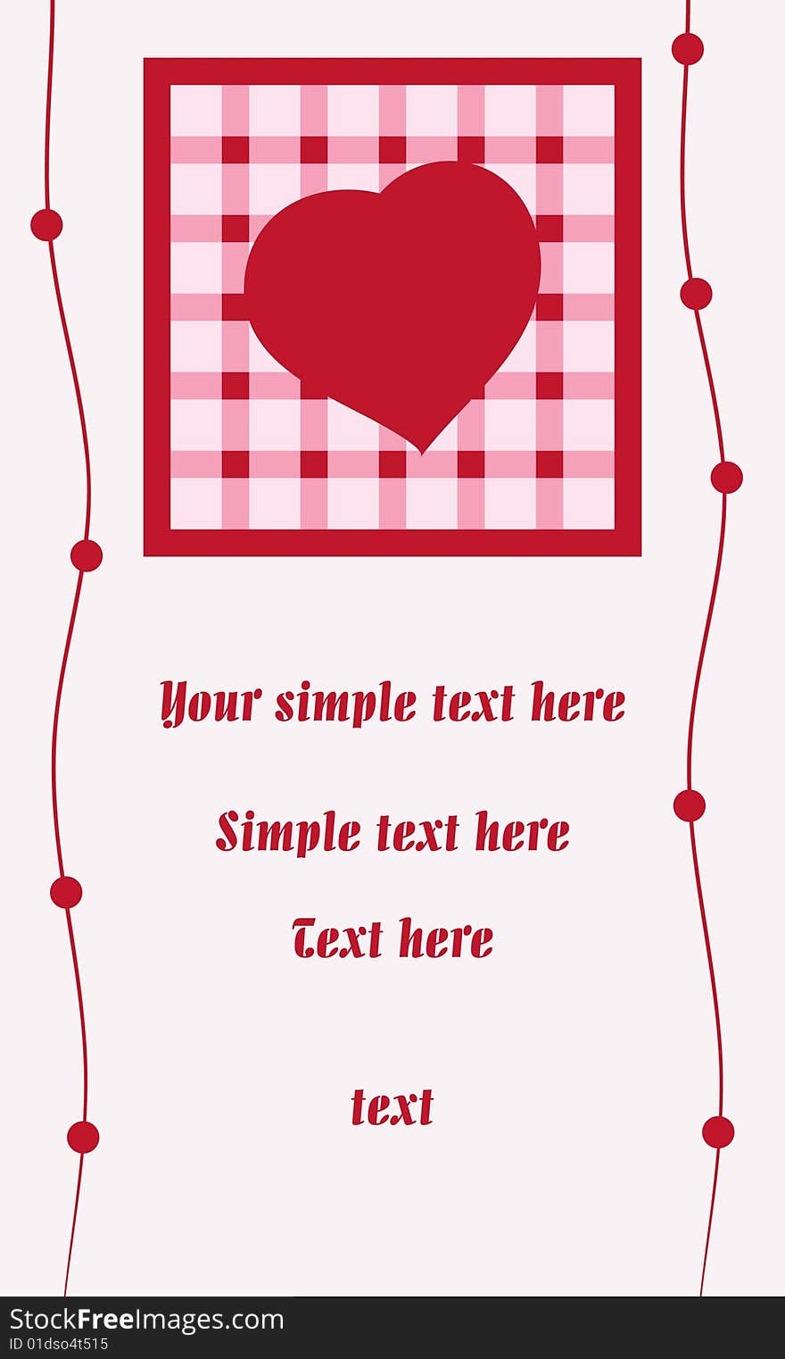 Valentine's card. Abstract vector background. Valentine's card. Abstract vector background