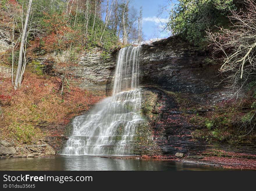 Autumn Waterfall