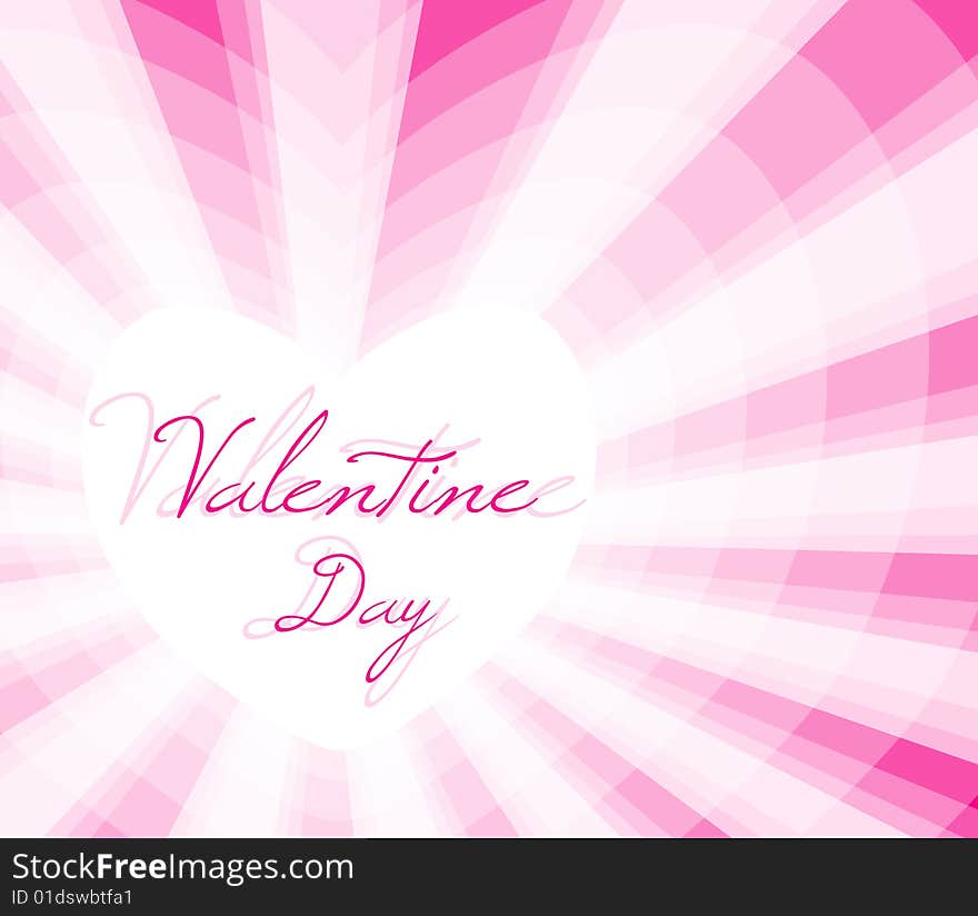 Valentine day. Valentine background with hearts