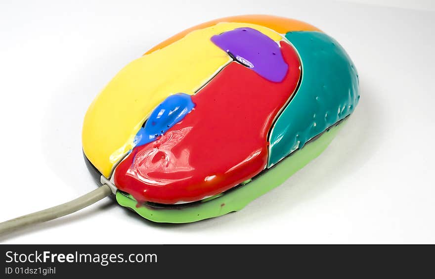 Mouse, Colored Glass Deco