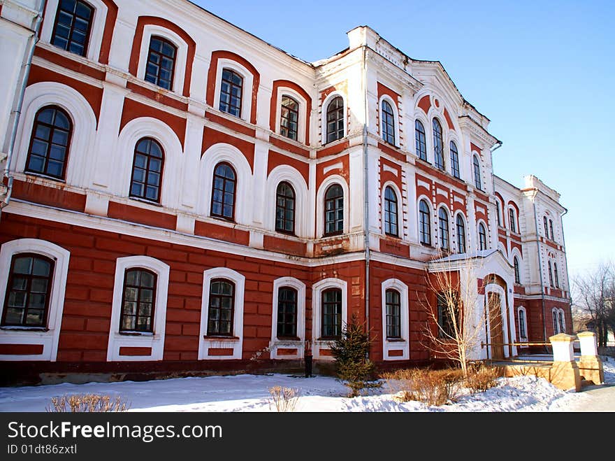 Old building of university in Russia