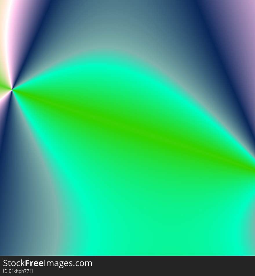 Blue and green background - a computer generated image