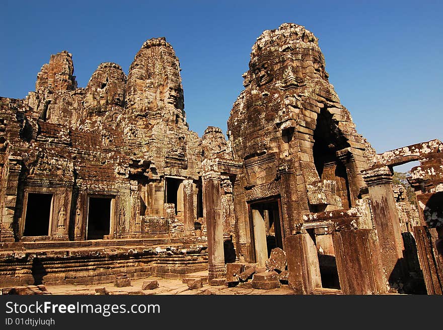 Bayon Temple, Angkor Thom, Siem Reap, Cambodia. Bayon Temple, Angkor Thom, Siem Reap, Cambodia.