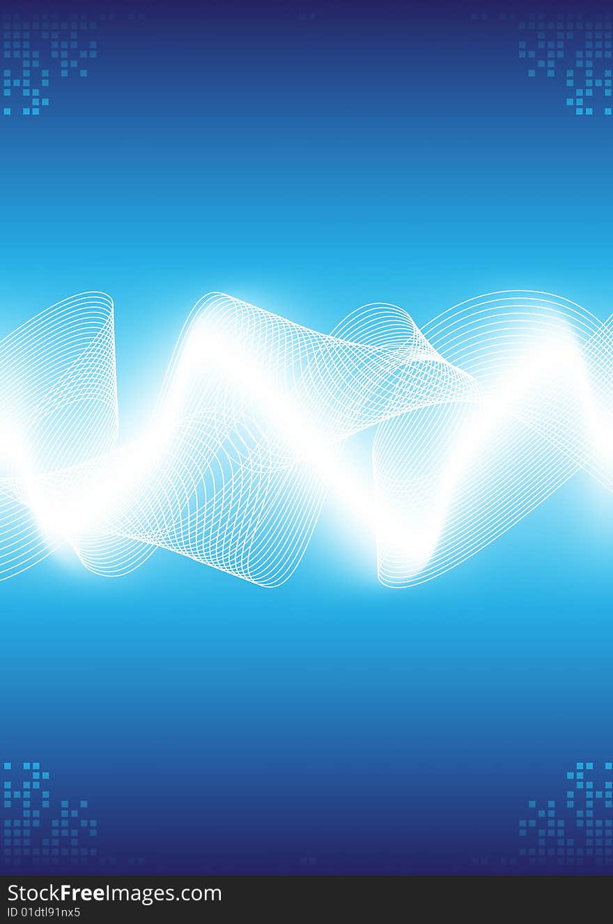 Blue abstract background