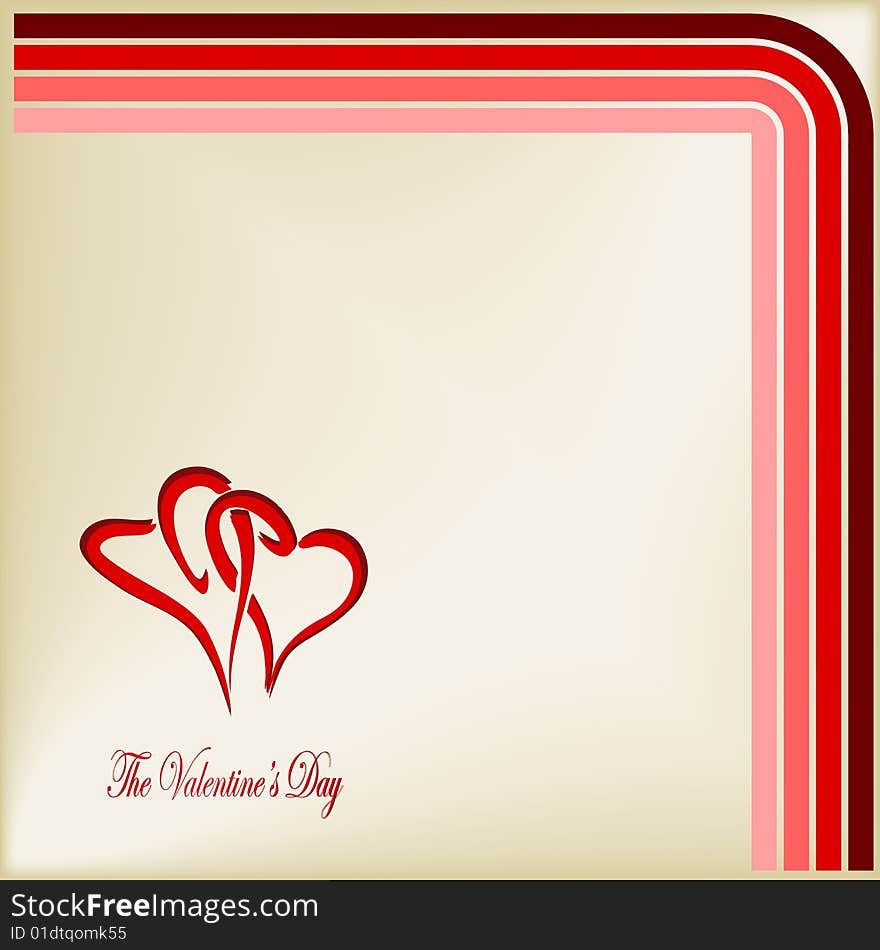 The Valentine's day background