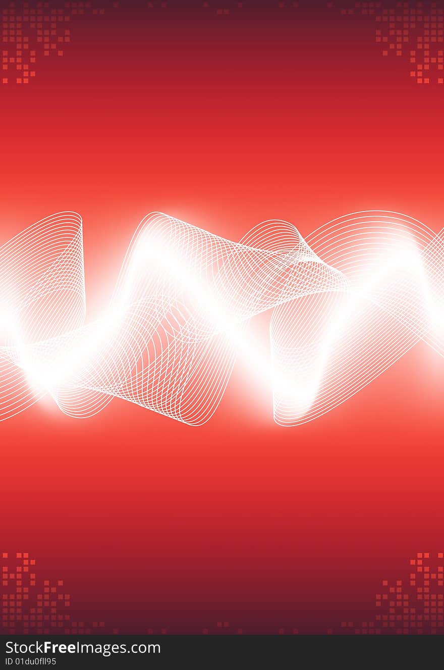 Red abstract background