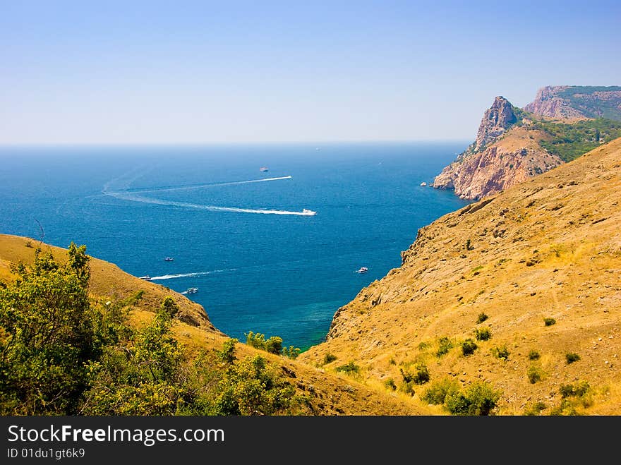 Sea coastline