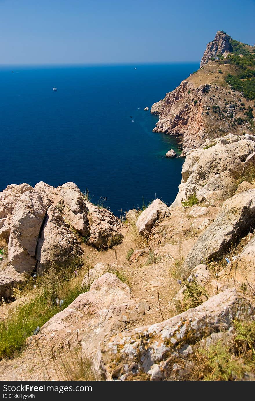 Rocky sea coast