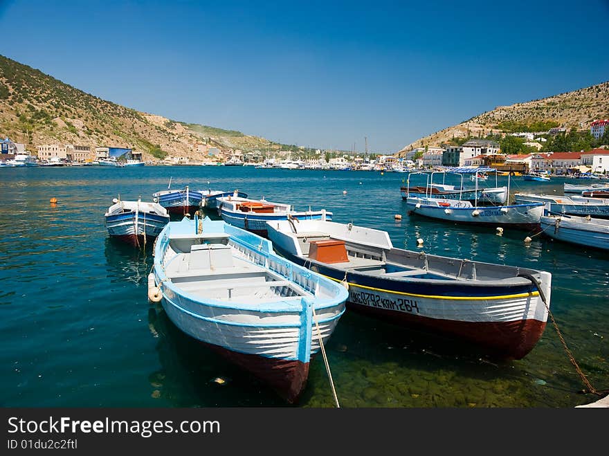 Yachts In A Bay