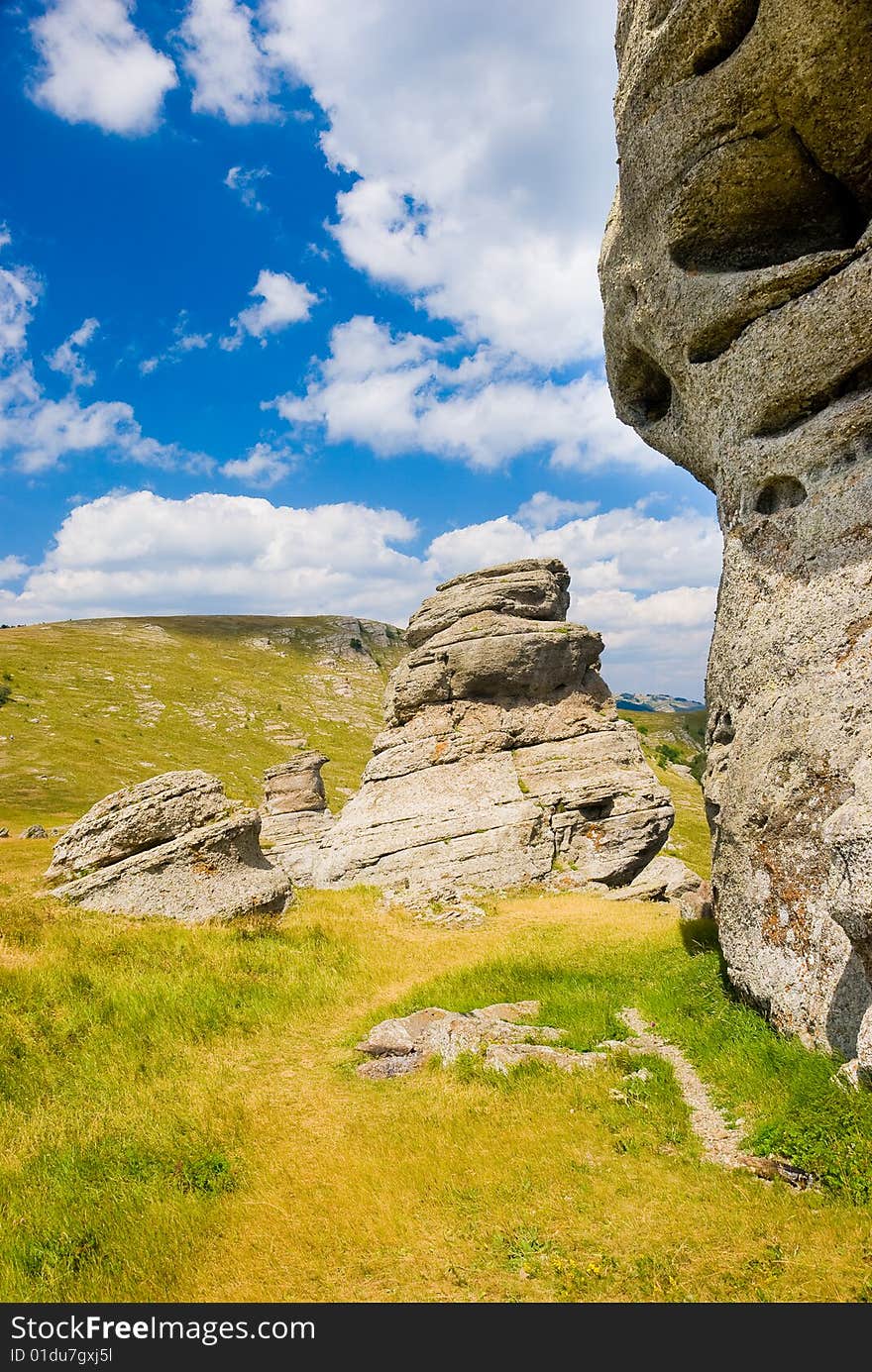 Landmark - Ghost Valley, Demerdji, Crimea, Ukraine.