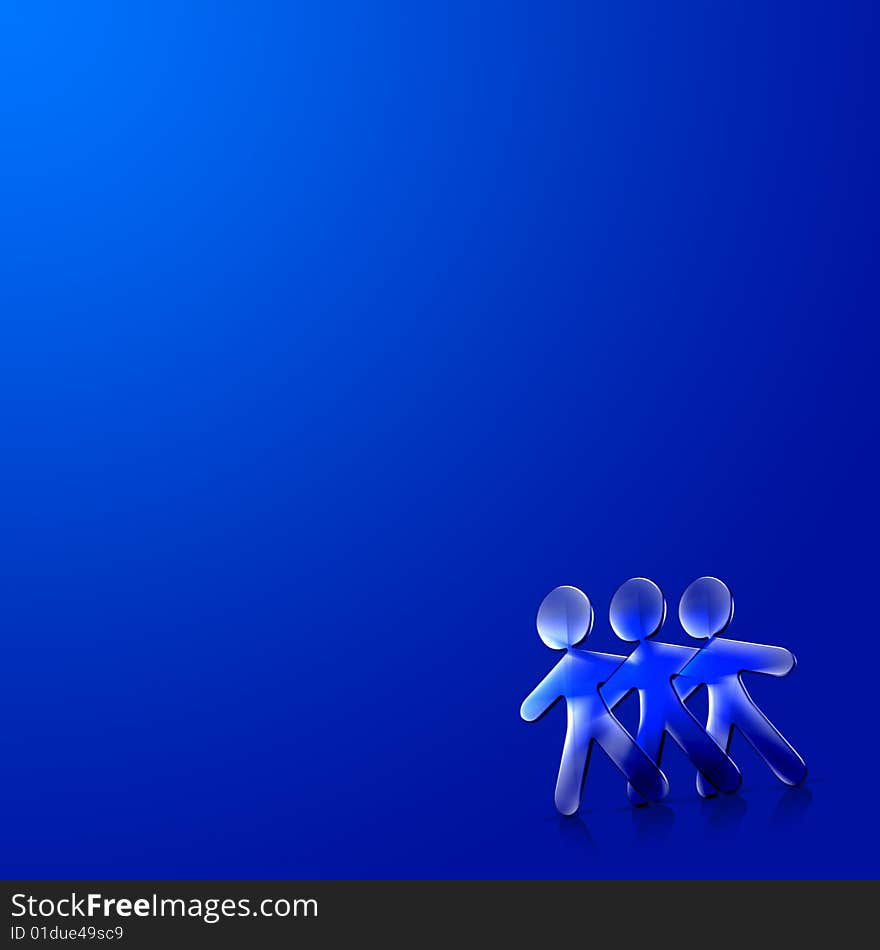 3d couple Illustration of Happy Valentine's Day over a blue background. 3d couple Illustration of Happy Valentine's Day over a blue background.