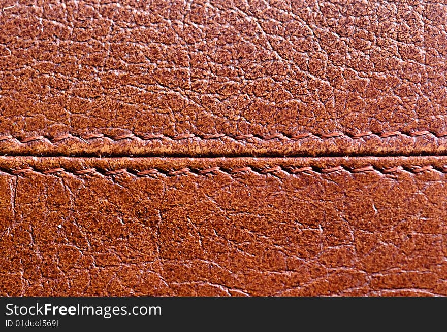 Abstract close-up genuine leather background