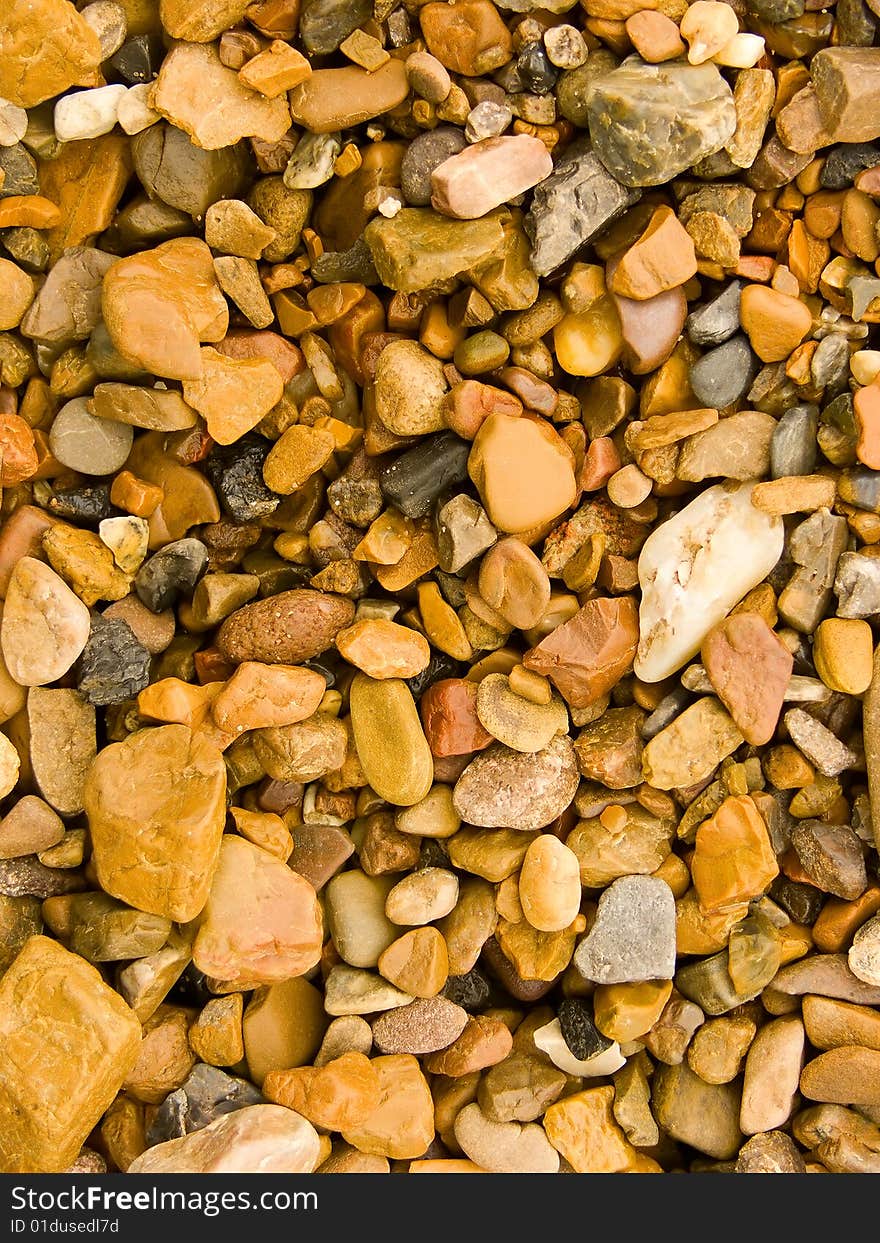 Stones On The Bank Of The River