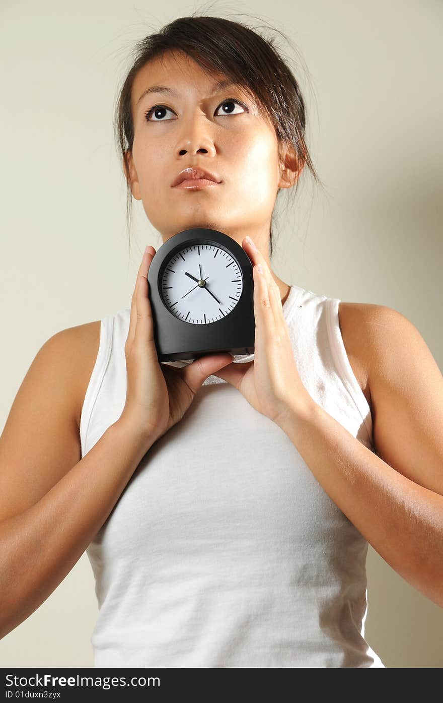 Woman With Clock