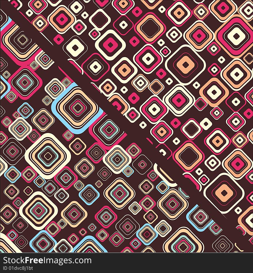 Mixed, modern, mosaic background.Vector. Mixed, modern, mosaic background.Vector.