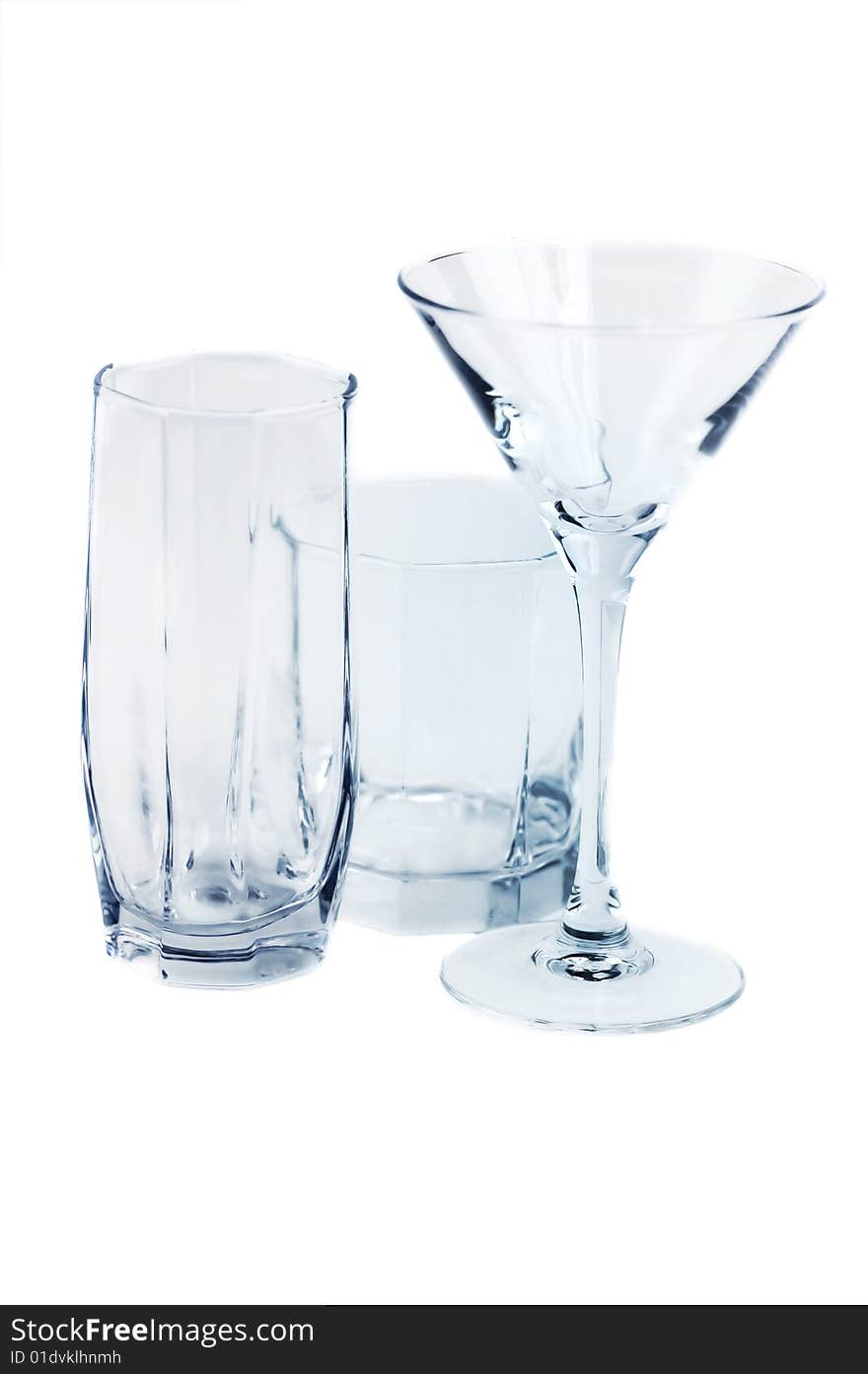 Isolated abstract group glass wineglass. Isolated abstract group glass wineglass