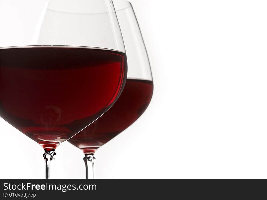 Two Glasses Of Red Wine