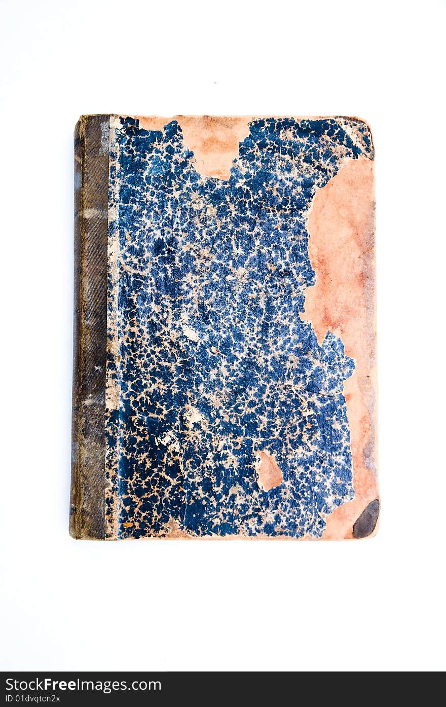 Damaged book cover