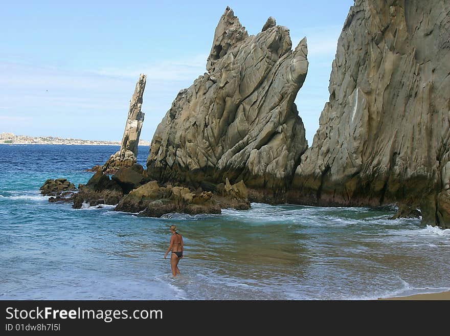 Woman in Cabo San Lucas