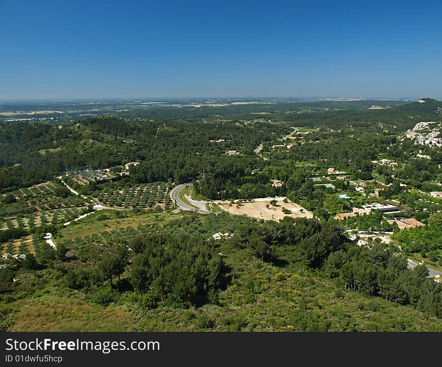 Les Baux-de-Provence is a small and beatiful  village near Saint Remy, in Provence, France