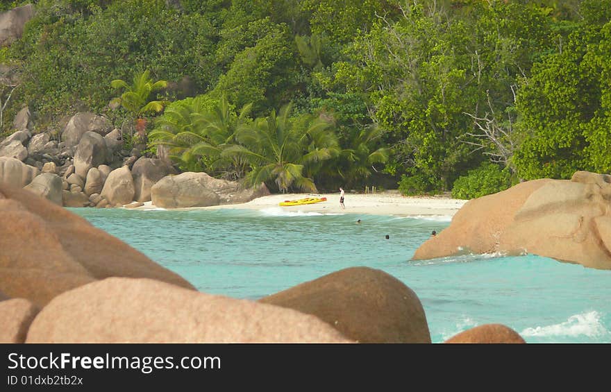 The Beach of Anse Lazio, Praslin, Seychelles, 2008