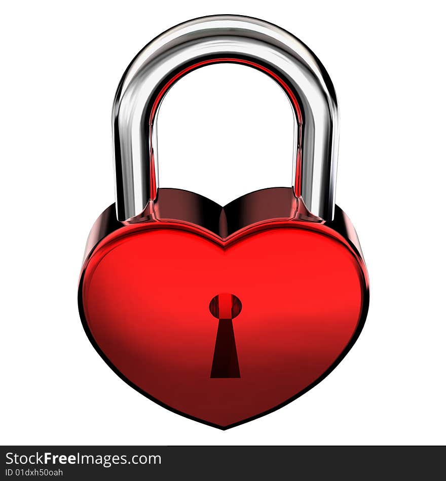 Heart shape Padlock