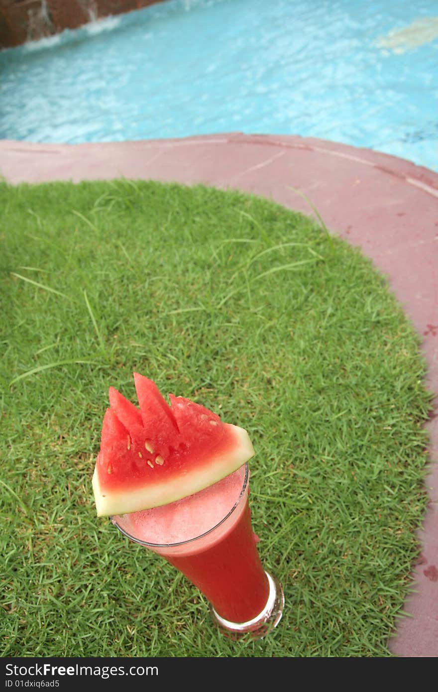 Watermelon Juice At Pool