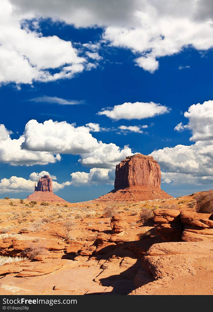 Monument Valley Navajo Tribal Park In Utah