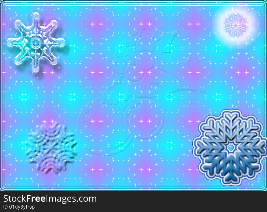 Abstract art Christmas background -