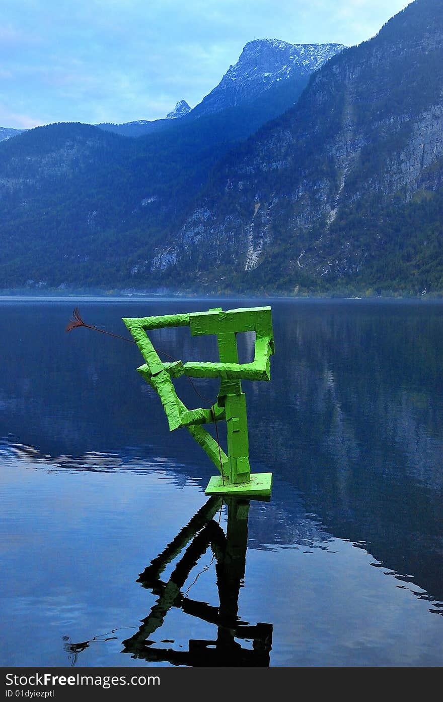 Absolut art Austria Hallstatt lake view mountains