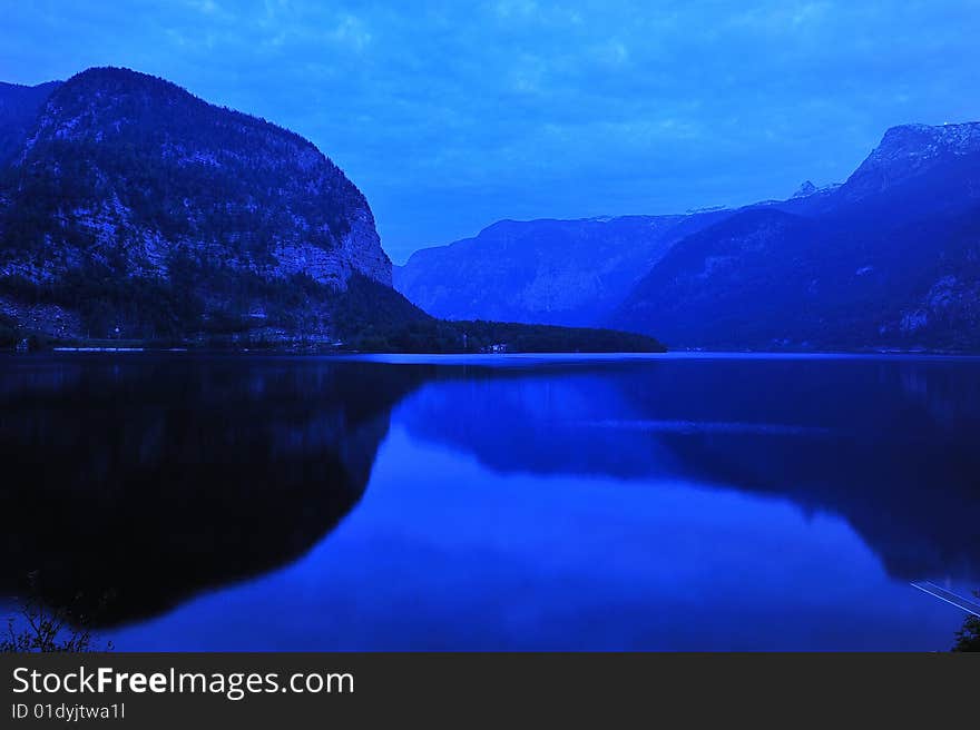 Austria Hallstatt lake view mountains magnificent