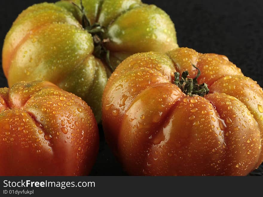 Close-up Of Green Tomatoes