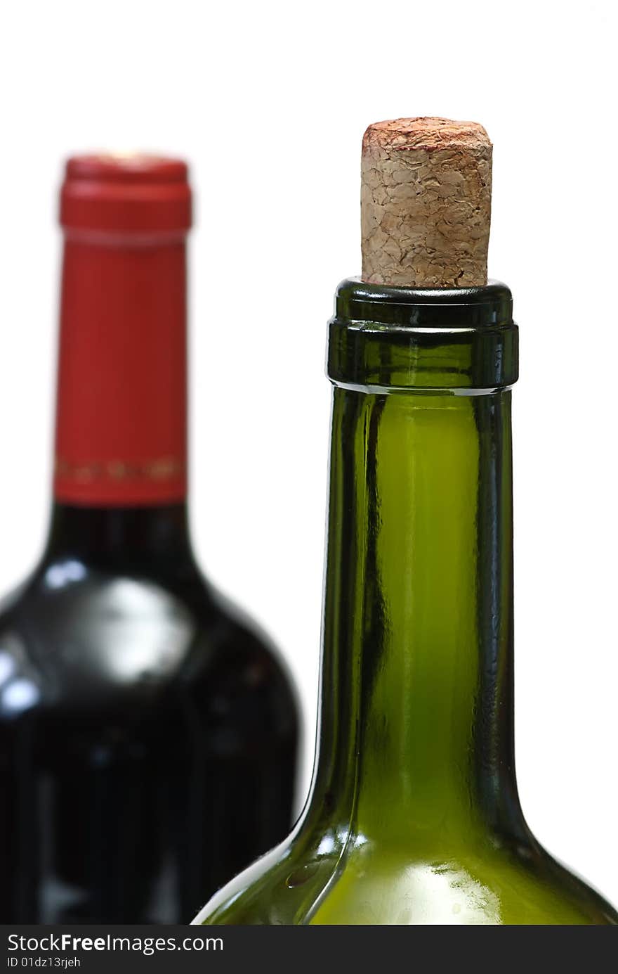 Two bottle and cork