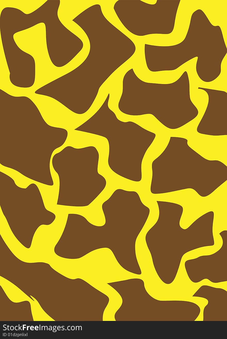 Abstract giraffe background