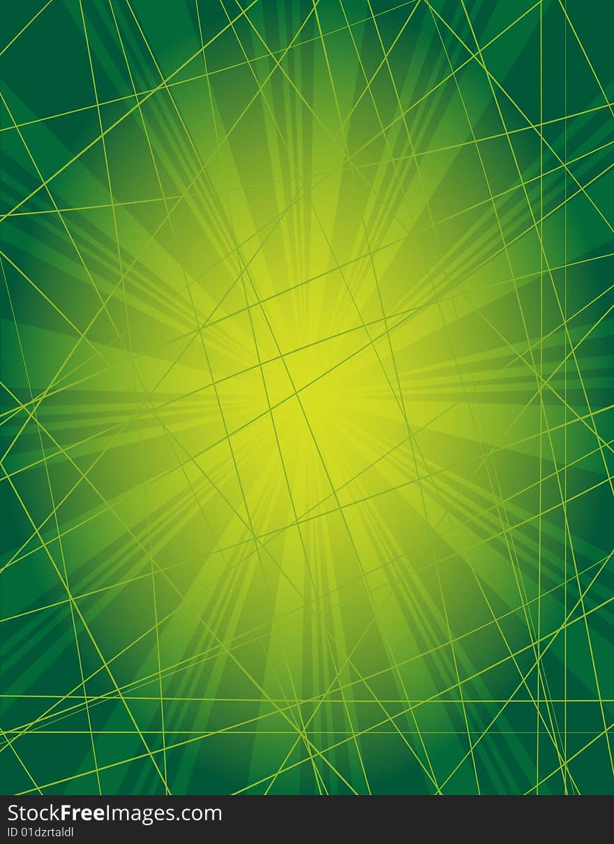 Green abstract background with place for your text