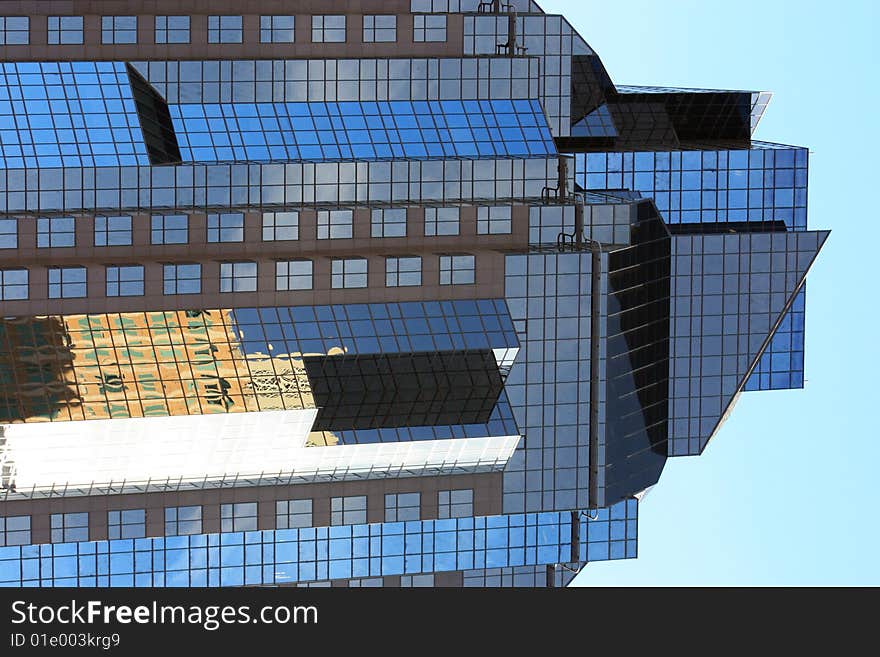 Mirrored  Office Building