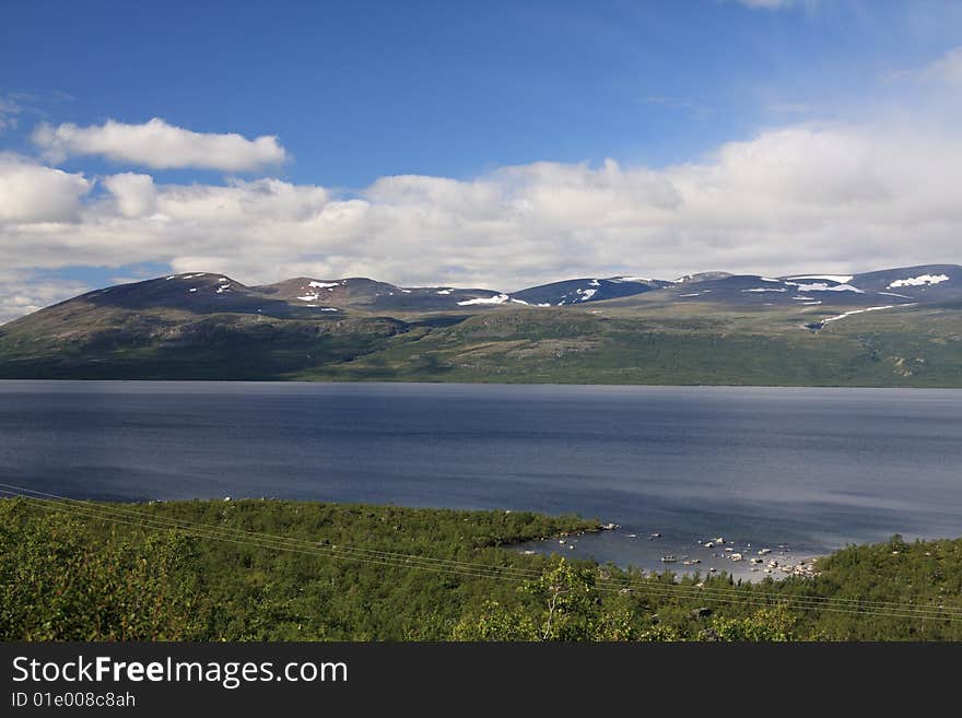 Beautiful mountain in sweden, in a national park. Beautiful mountain in sweden, in a national park