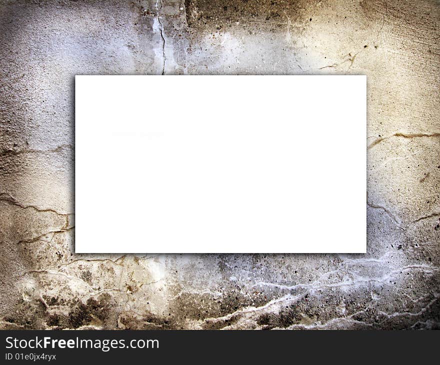 Cement wall grunge texture with white copy-space for your text. Cement wall grunge texture with white copy-space for your text.