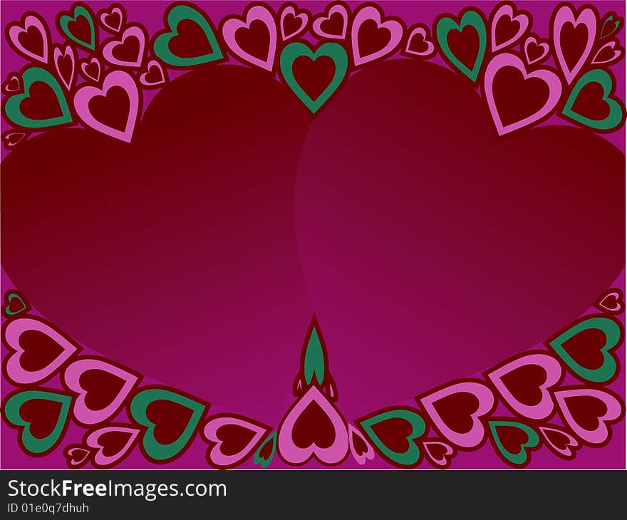 Heart background